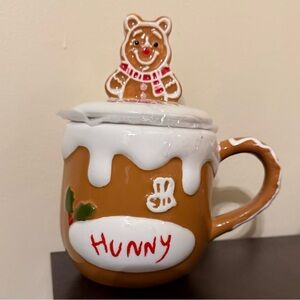 Viral Winnie the Pooh Gingerbread Man Mug with Lid